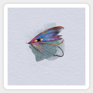 Snow Salmon Fly No.8 Sticker